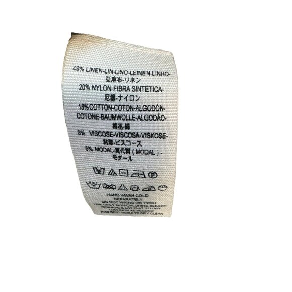 Free People Womens Oversized Knit Sweater  L Gray Linen Blend - Picture 4 of 12